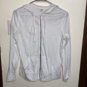 White Zip up hood from Old Navy!